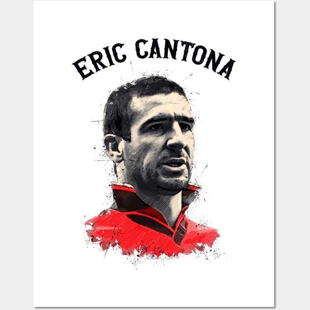 Eric Cantona Wall Art by Yopi